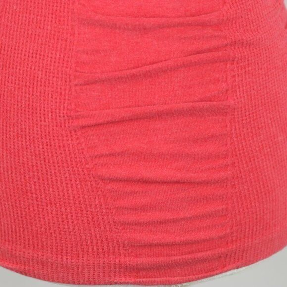 Athleta Speedlight Women's XS Red Scoop Neck Ruched Athletic Tank Top - Picture 5 of 6